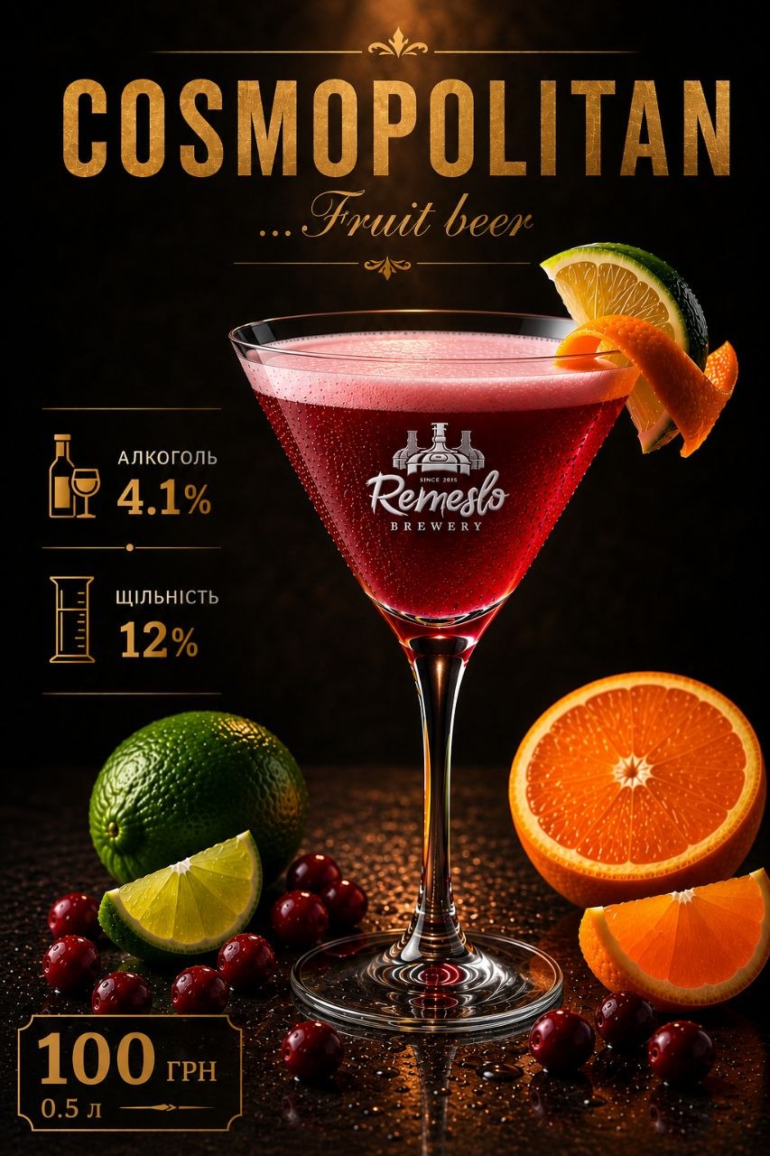 COSMOPOLITAN Fruit Beer 